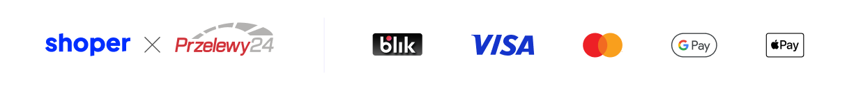 Baner Przelewy24 x Shoper 
